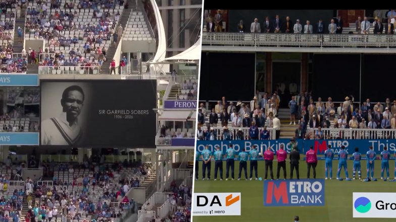 India, England Players Wear Black Armbands, Observe Silence As Mark of Respect for Late Sir Garfield Sobers Ahead of IND vs ENG 3rd ODI 2026